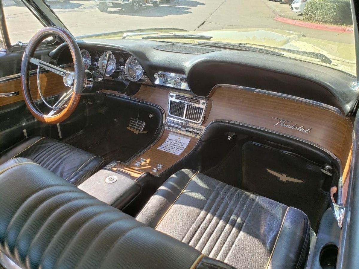 1963 Yellow Ford Thunderbird Coupe