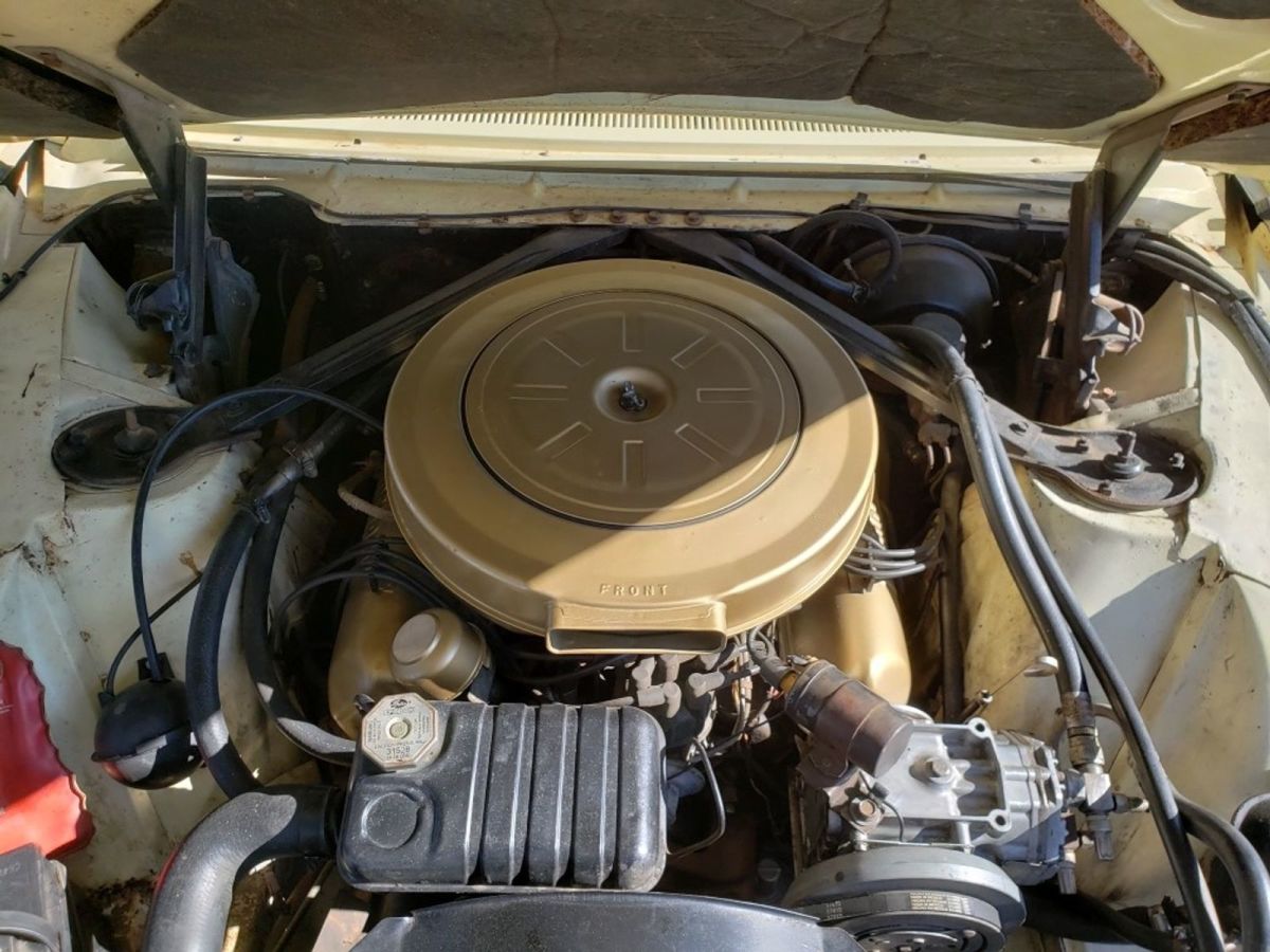 1963 Yellow Ford Thunderbird Coupe