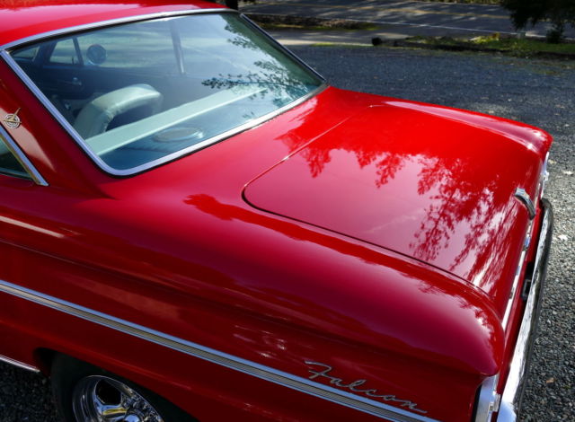 1963 Red Ford Falcon Coupe