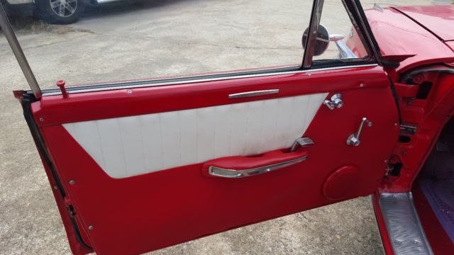 1963 red/white Ford Galaxie 2 door fast back