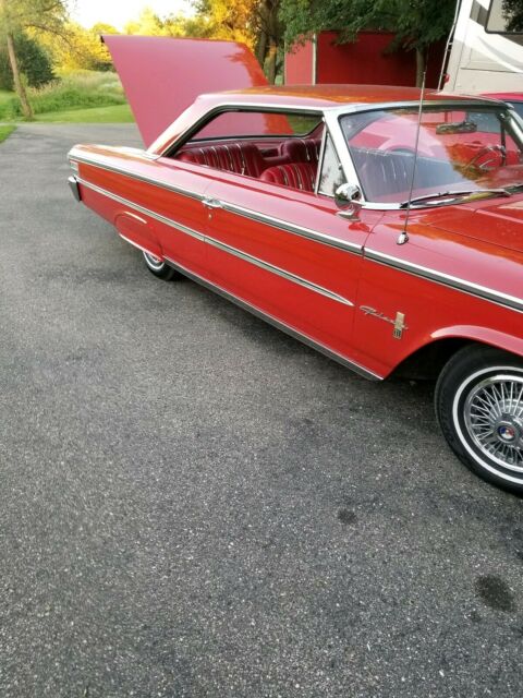 1963 Red Ford Galaxie Coupe