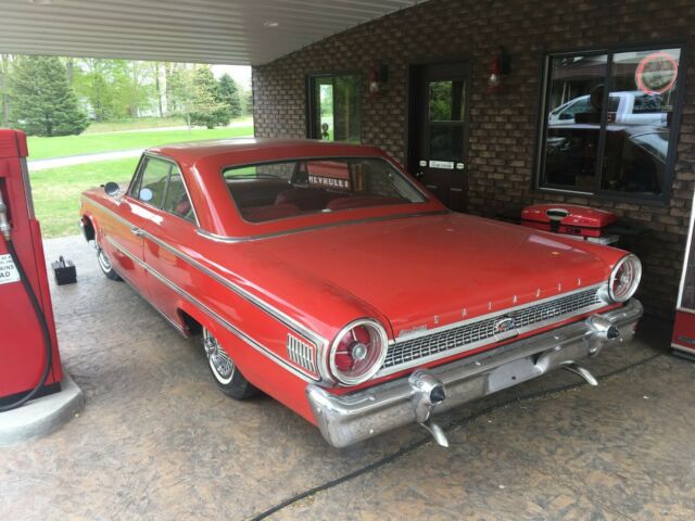 1963 Red Ford Galaxie Coupe
