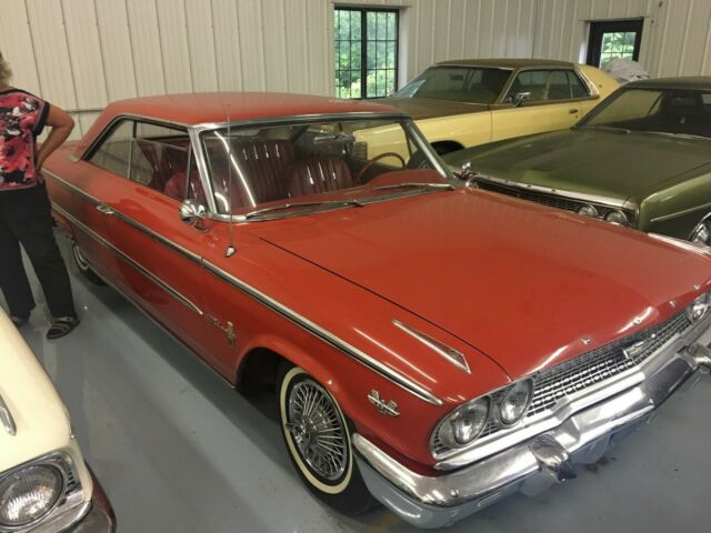 1963 Red Ford Galaxie Coupe