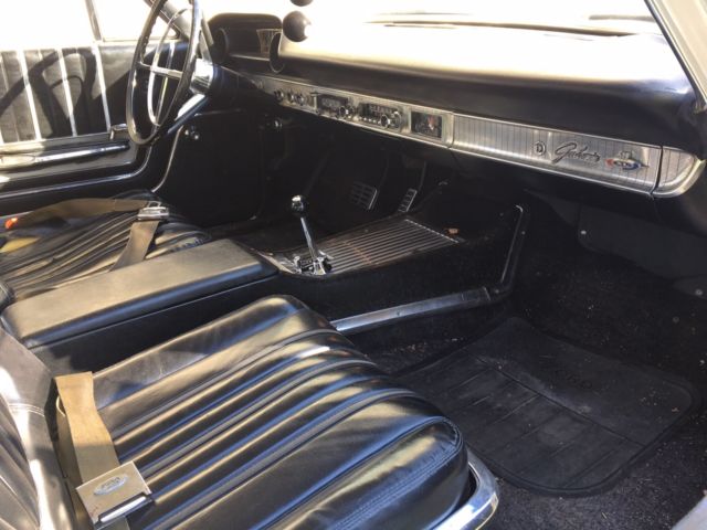 1963 White Ford Galaxie Fastback