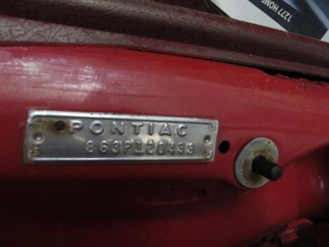 1963 Red Pontiac Bonneville --