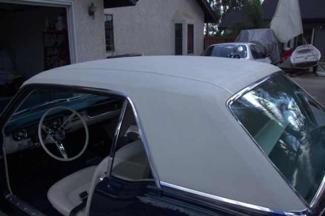 1964 Dark Blue Ford Mustang Coupe