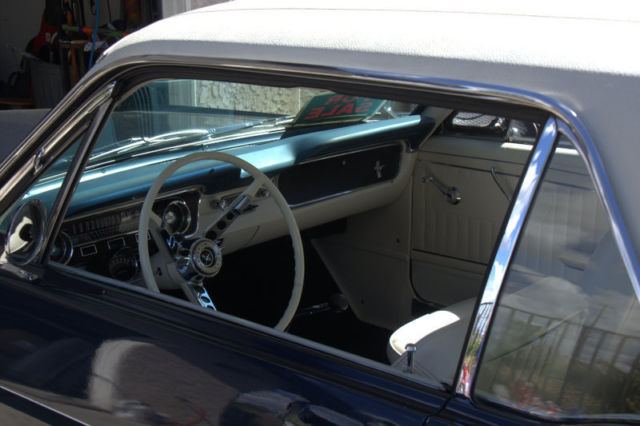 1964 Dark Blue Ford Mustang Coupe