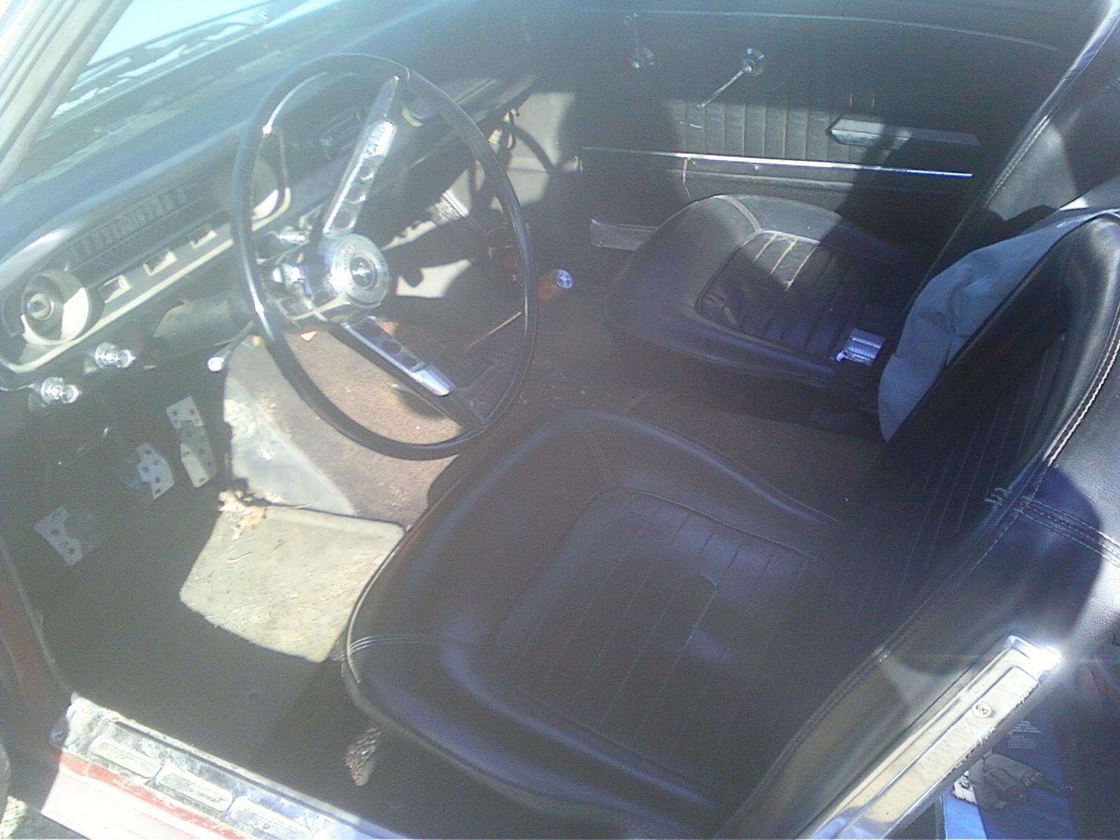 1964 originally red, but now is primered Ford Mustang U/K