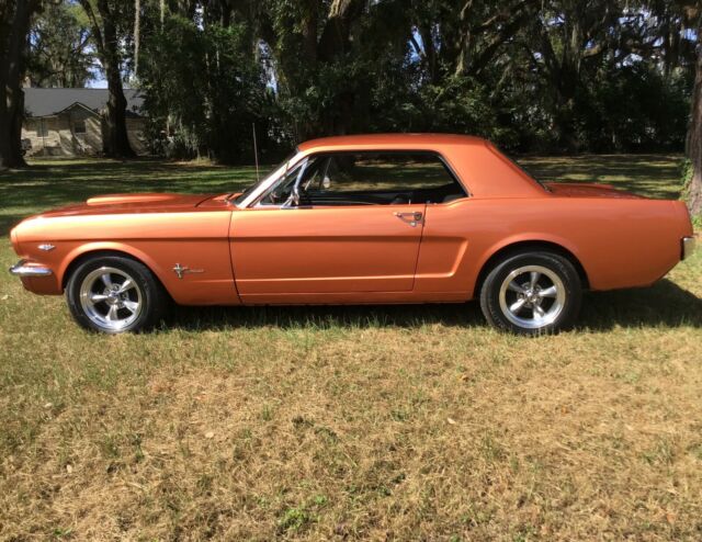1965 Orange Ford Mustang Coupe