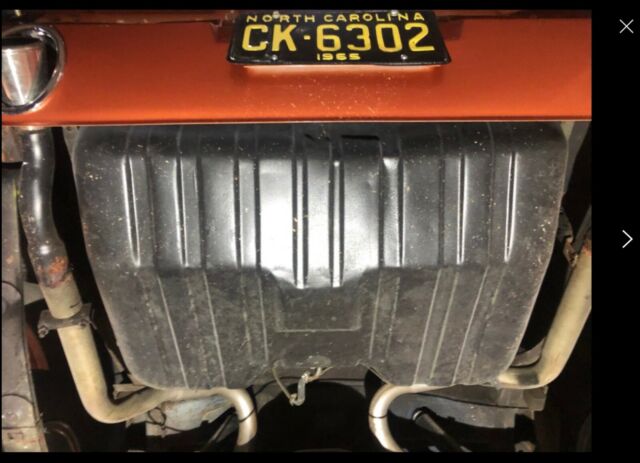 1965 Orange Ford Mustang Coupe