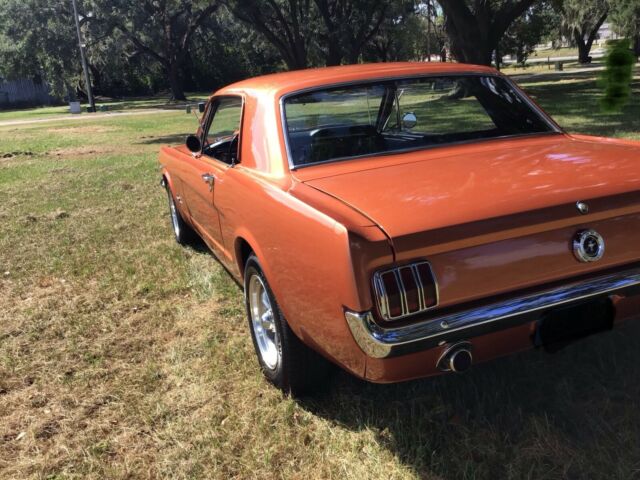 1965 Orange Ford Mustang Coupe