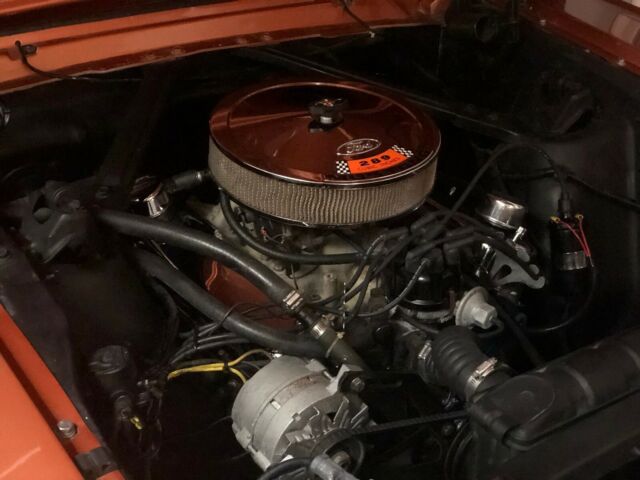 1965 Orange Ford Mustang Coupe