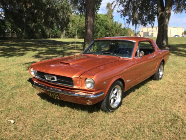 1965 Orange Ford Mustang Coupe