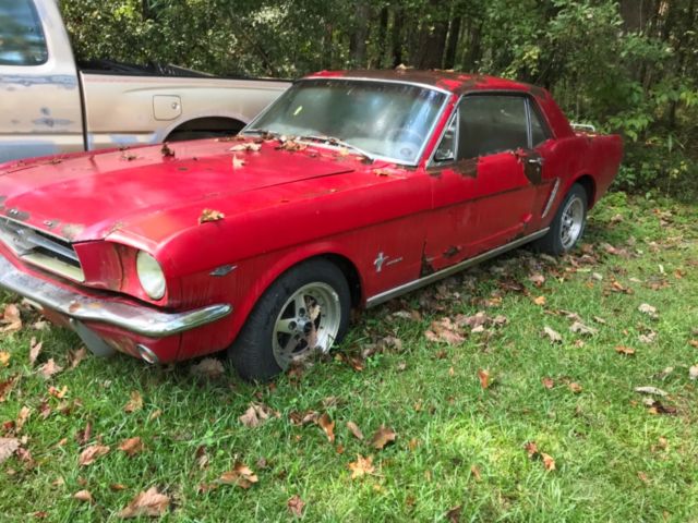 1965 Red Ford Mustang Coupe