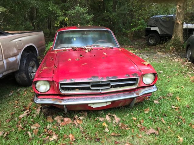 1965 Red Ford Mustang Coupe