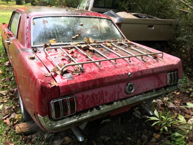 1965 Red Ford Mustang Coupe