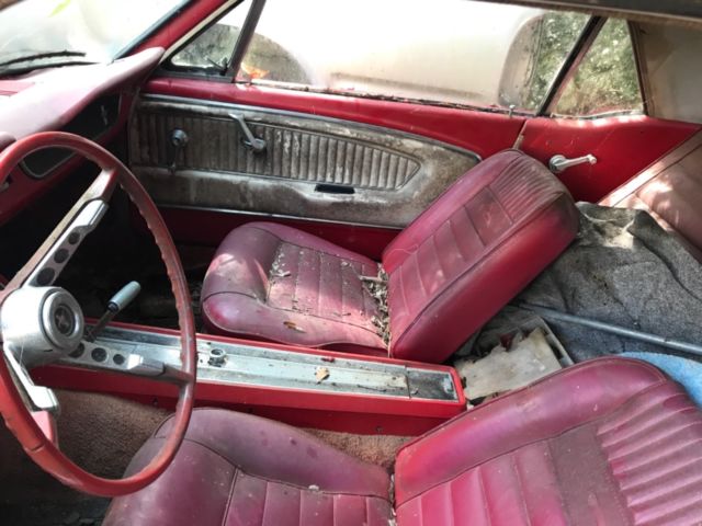 1965 Red Ford Mustang Coupe