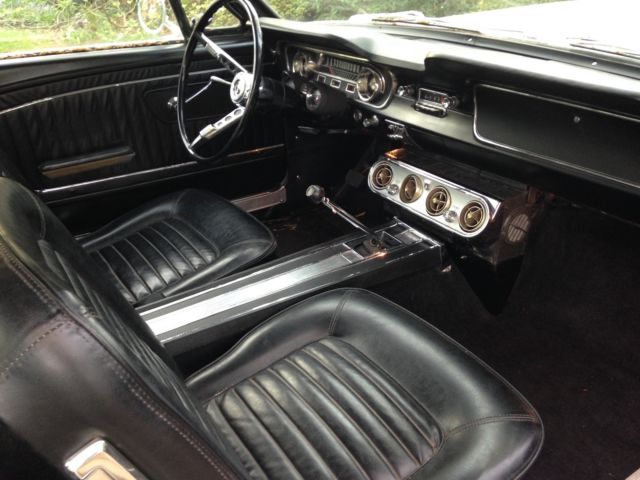 1965 White Ford Mustang Coupe