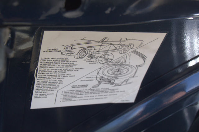 1964 Dark Blue Ford Mustang Coupe