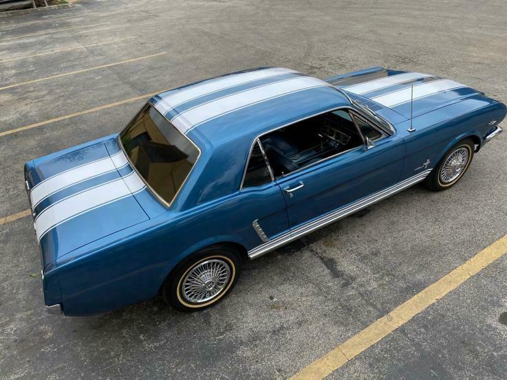 1964 Blue Ford Mustang Coupe