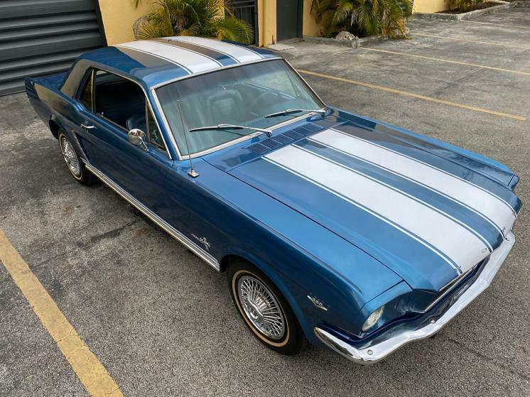 1964 Blue Ford Mustang Coupe