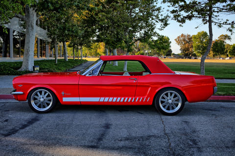 1965 Red Ford Mustang Convertible