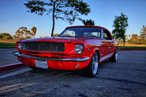 1965 Red Ford Mustang Convertible