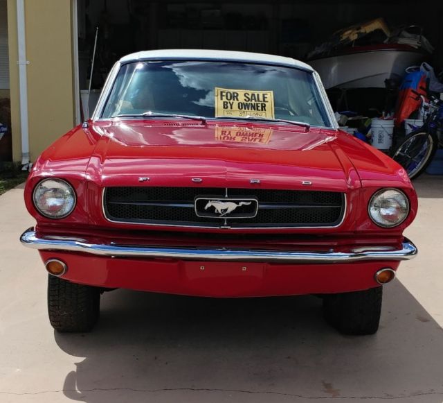 1965 Red Ford Mustang Coupe