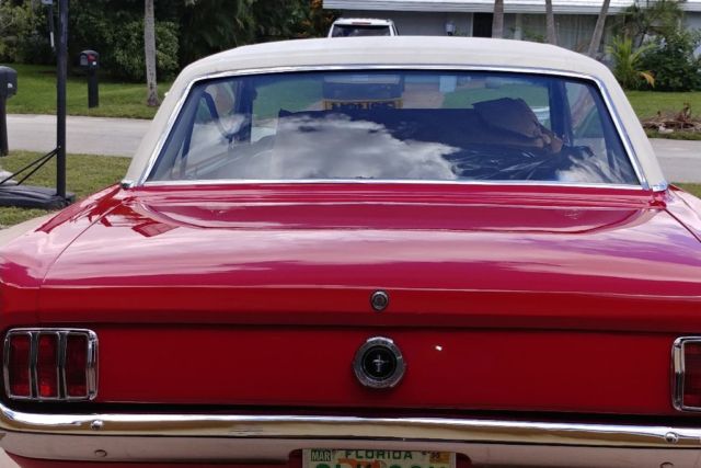 1965 Red Ford Mustang Coupe