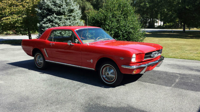 1965 Red Ford Mustang Coupe