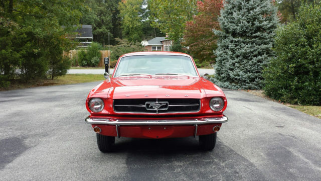 1965 Red Ford Mustang Coupe