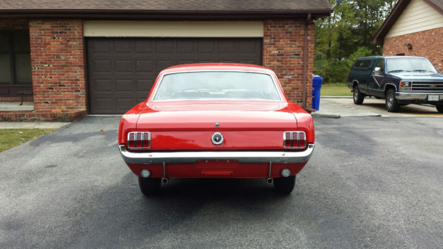 1965 Red Ford Mustang Coupe