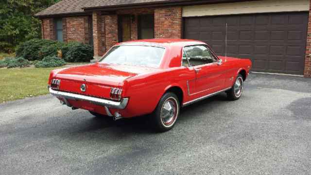 1965 Red Ford Mustang Coupe