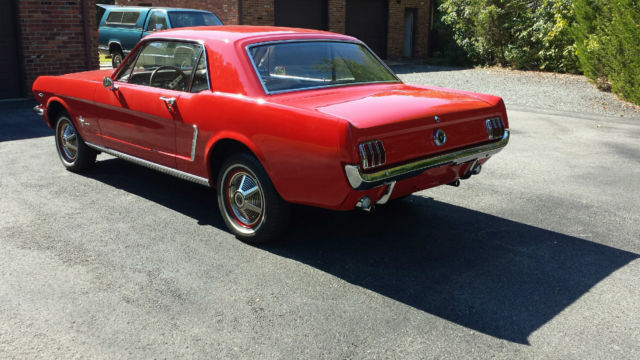 1965 Red Ford Mustang Coupe
