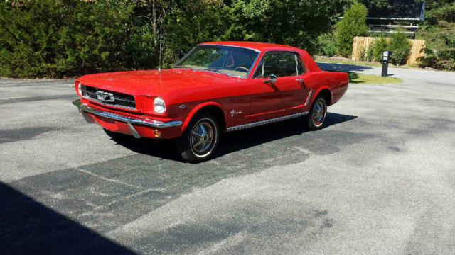 1965 Red Ford Mustang Coupe