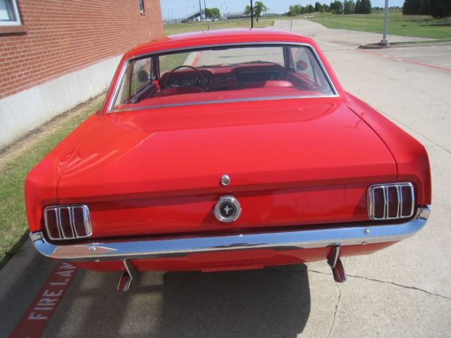 1965 Red Ford Mustang Coupe