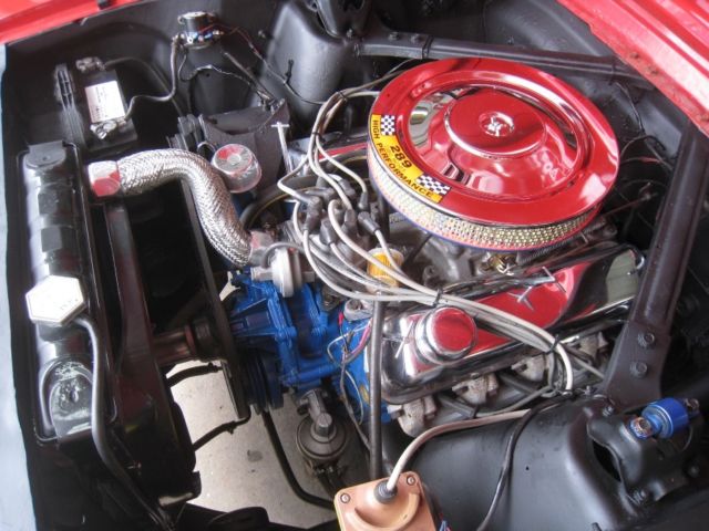 1965 Red Ford Mustang Coupe