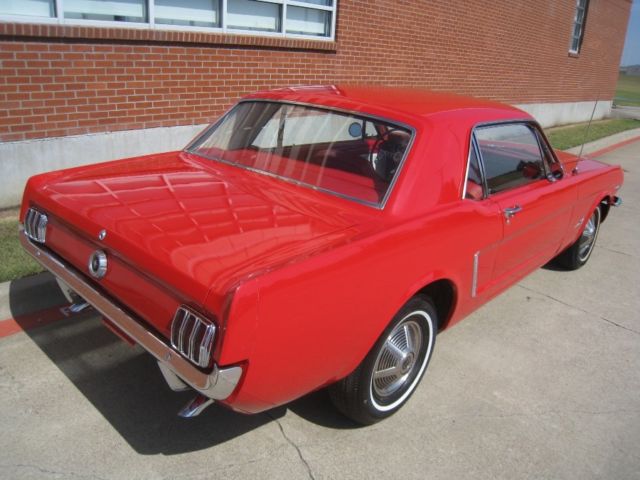 1965 Red Ford Mustang Coupe