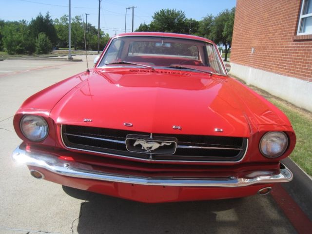 1965 Red Ford Mustang Coupe