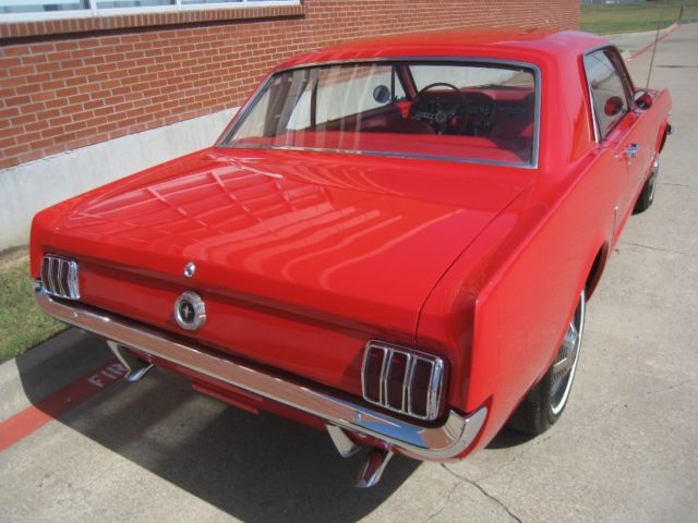 1965 Red Ford Mustang Coupe