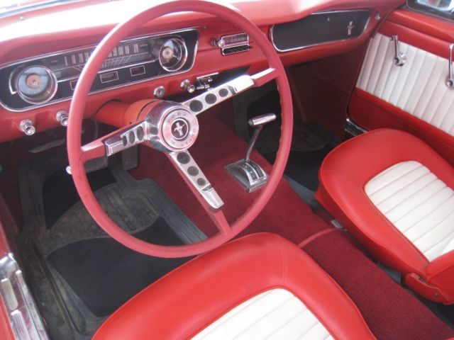 1965 Red Ford Mustang Coupe