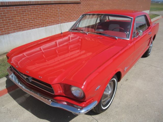 1965 Red Ford Mustang Coupe