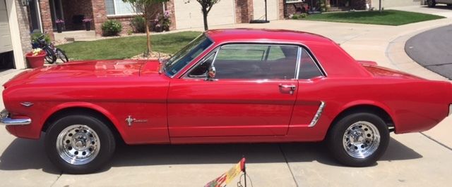 1964 Red Ford Mustang Coupe