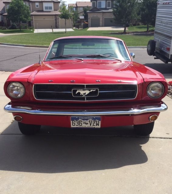 1964 Red Ford Mustang Coupe