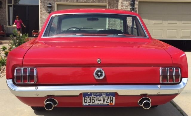 1964 Red Ford Mustang Coupe