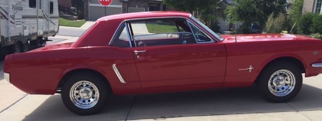 1964 Red Ford Mustang Coupe