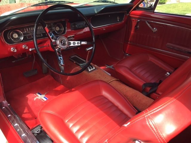 1964 Red Ford Mustang Coupe