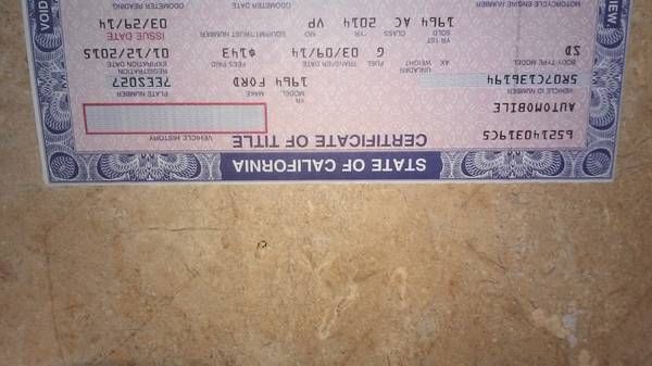 1964 PRIMER GREY (RED) Ford Mustang U/K