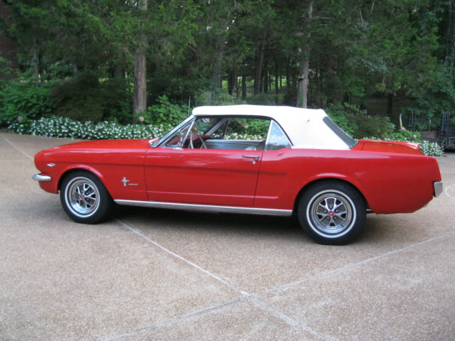 1964 Red Ford Mustang