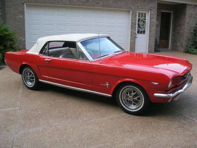 1964 Red Ford Mustang